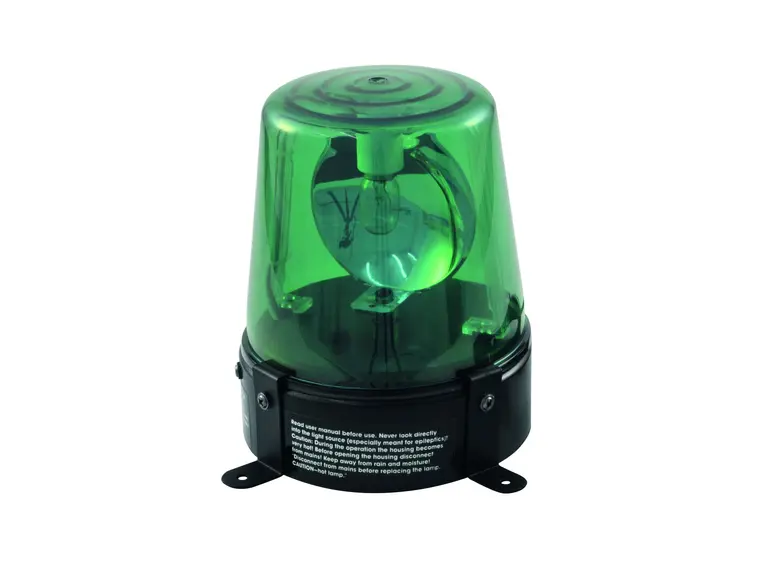 EUROLITE Police Light DE-1, green, 230V/15W 